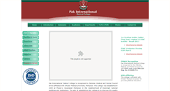 Desktop Screenshot of pimc.edu.pk