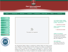 Tablet Screenshot of pimc.edu.pk